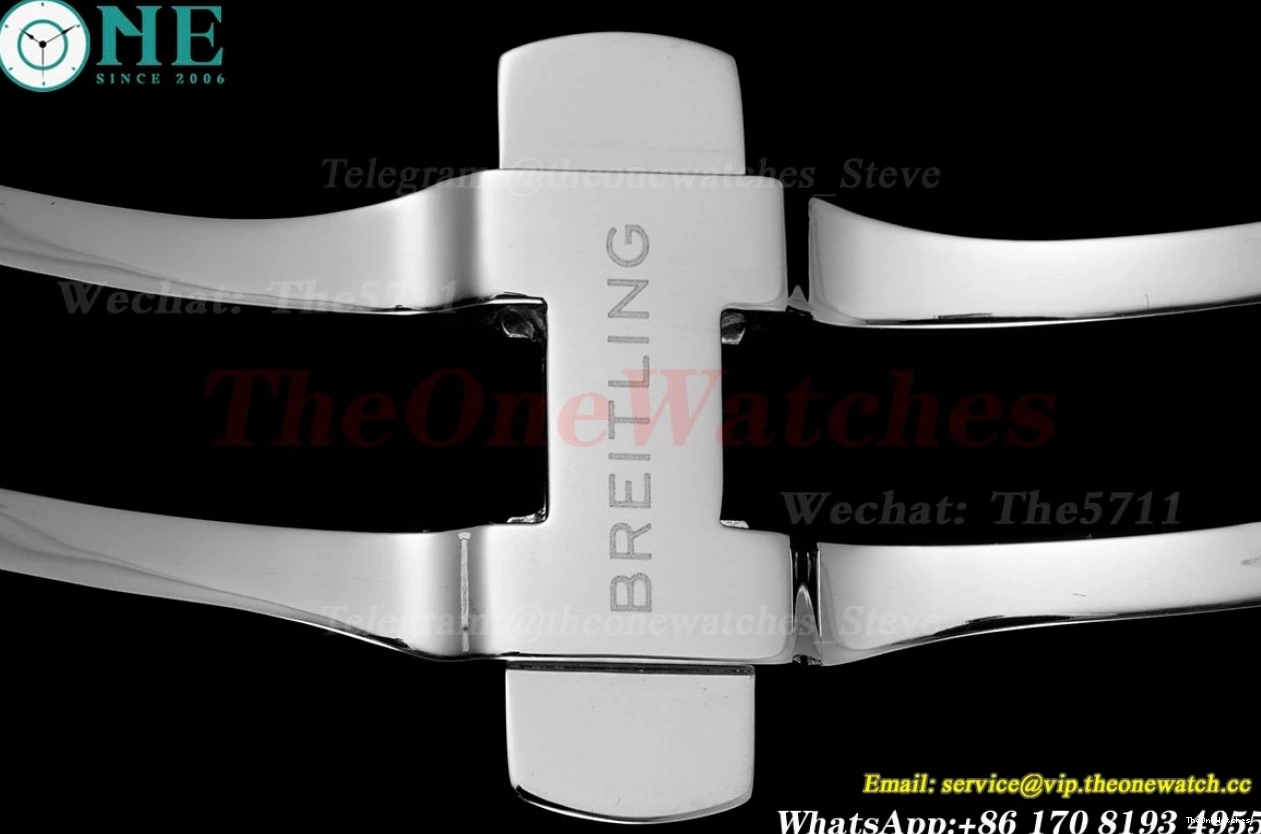 SS Stk 42MM SS Chronomat A7750 TF Green B01 0129